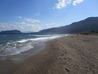 Langer Strand vor Monemvasia