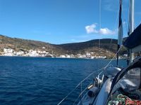 Ankerbucht vathy auf der Insel Sifnos